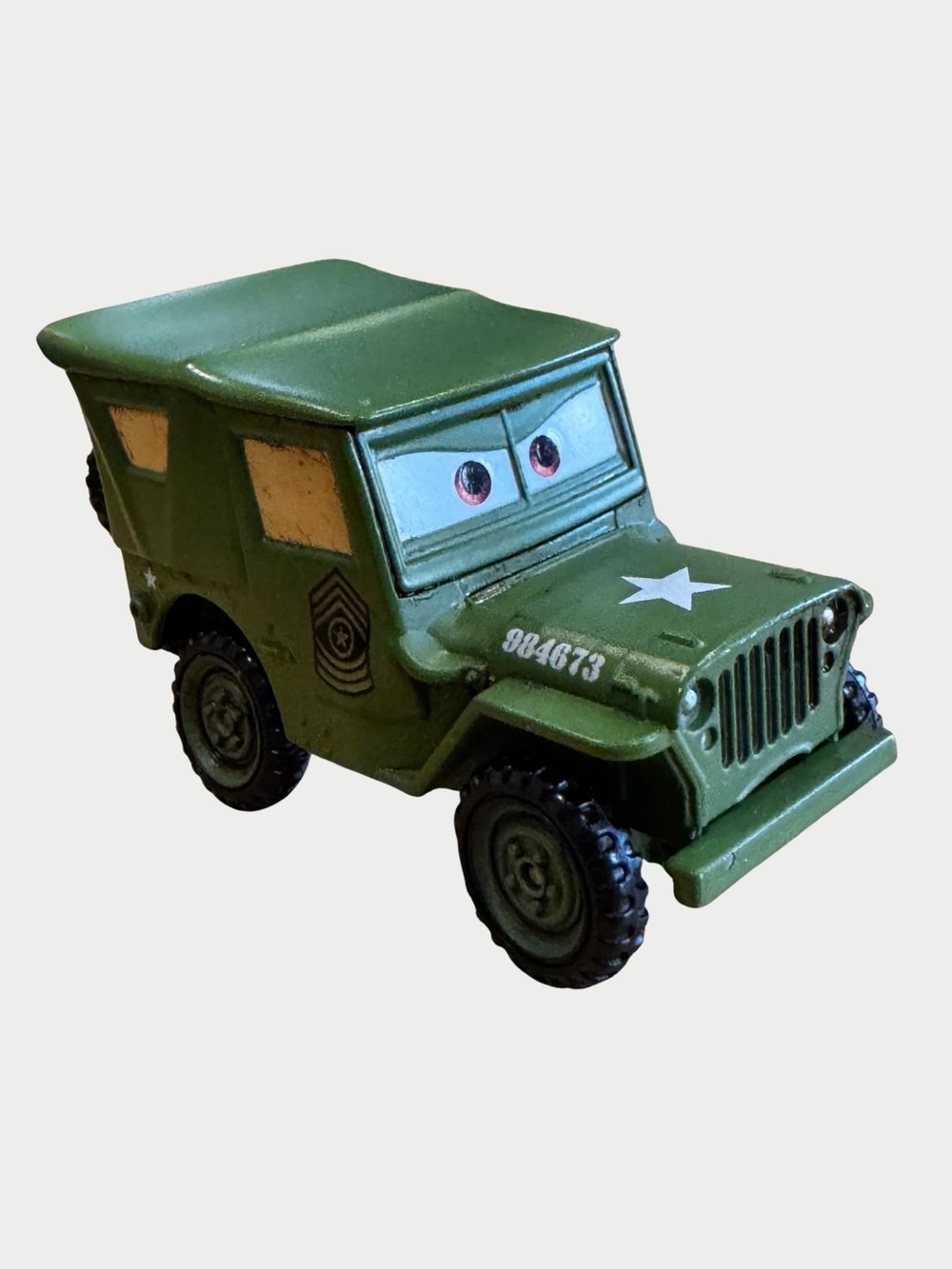 Disney Pixar Cars Sarge Diecast Jeep Vehicle